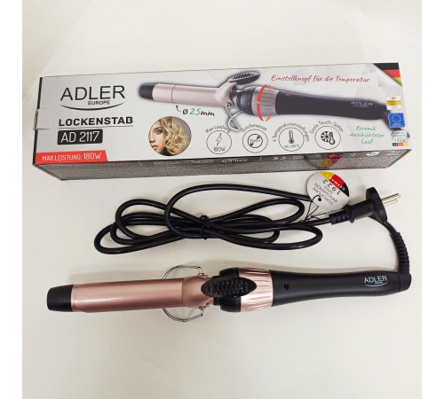 Плойка для создания объемных причесок Adler, Конусная плойка для завивки и укладки TS-67