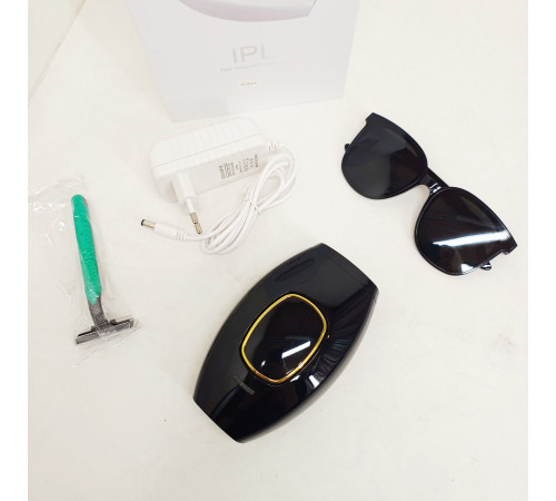 Портативний жіночий домашній фотоепілятор для тіла IPL Hair Removal Device для всіх типів волосся Black LA-31