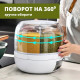 Баночки для спецій на кухню, Підставка для спецій на стіл Кухонне начиння та соусів PA-98
