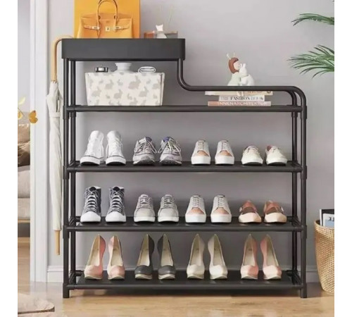Простая складная полка для обуви Shoe, Многослойная полка для обуви Металическая VL-71