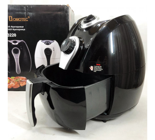 Аэрогриль мультипечь для приготовления без масла Domotec MS-3220 1300Вт 4.5л, Настольная фритюрница NS-65
