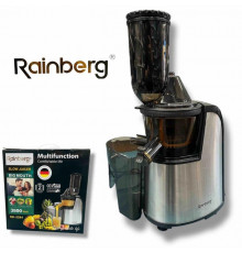 Центрифужная соковыжималка Rainberg RB-2284 3800Вт с нержавеющей стали на 2 скорости для фруктов и овощей JS-69