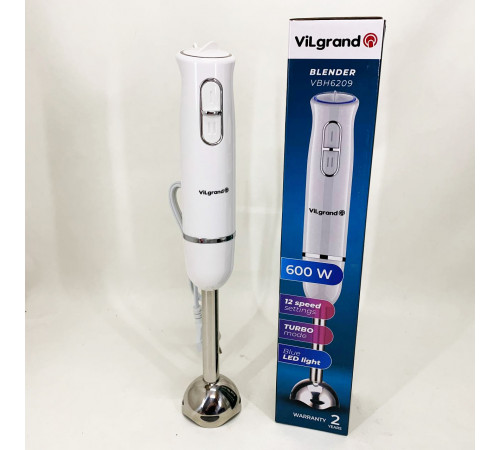 Блендер с защитой от разбрызгивания ViLgrand VBH6209 600 Вт, Блендер для детского питания пюре LU-11