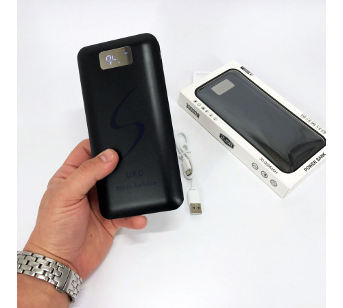 Power bank с переходниками, Качественный портативный аккумулятор для телефона, Очень мощный повербанк JR-70
