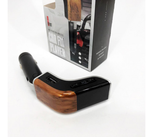 Usb модулятор автомобільний H7 BT, Bluetooth FM трансмітер, Автомобільний mp3 адаптер в прикурювач UV-82
