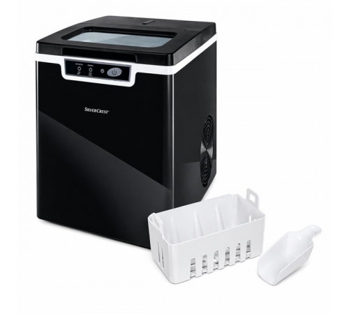 Льдогенератор для дома и бара Silver Crest SEMK 105 A1 1.8 л с индикатором добавления воды и наполнения XJ-87