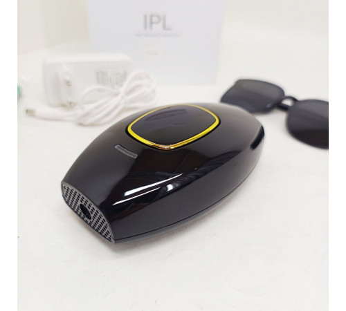 Портативний жіночий домашній фотоепілятор для тіла IPL Hair Removal Device для всіх типів волосся Black LA-31