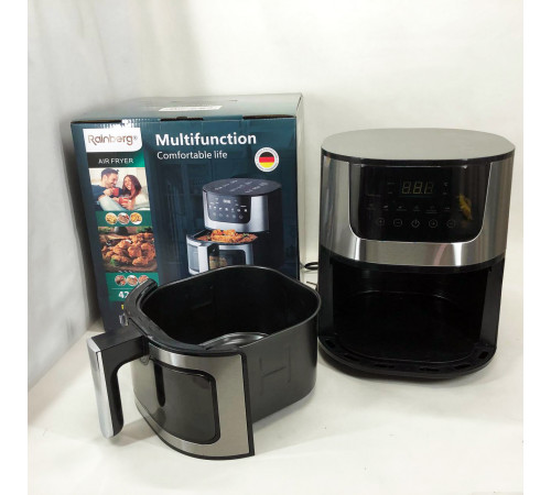 Аэрогриль для выпечки Rainberg RB-2268 4200 Вт, Аэрогриль для мяса Фритюрница продуктов во фритюре AZ-32