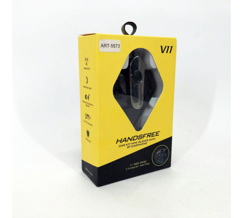 Пристрій для поліпшення звучання в автомобілі FM V11 BT, Фм fm трансмітер модулятор QE-63