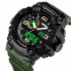 Військовий годинник для ВСУ SKMEI 1520AG ARMY GREEN, Годинник наручний електронний для хлопця GT-20