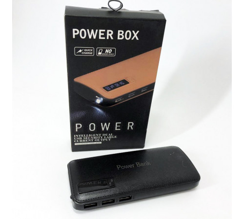 Портативное Зарядное Устройство Павербанк 50000 mAh 3хUSB Power Bank Smart Tech Black SX-97