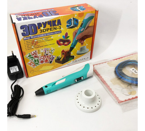 Крута 3d ручка, Акумуляторна 3д ручка, 3D-ручка, 3D Pen, Оригінальна 3d ручка Дитяча 3d BQ-30 за 575 грн