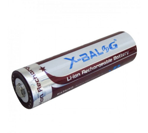 Литиевый аккумулятор 18650 X-Balog 8800mAh 4.2V Li-ion литиевая аккумуляторная батарейка для фонариков CO-66