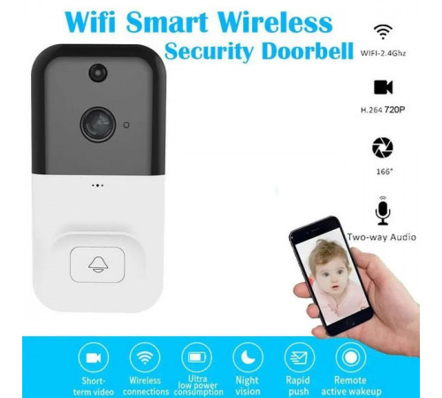 Камера для охраны частного дома SMART, Видеокамера для слежки, Камера с функцией записи в облако EU-79