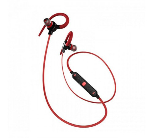 Наушники беспроводные Bluetooth Awei A620BL с магнитами. Цвет: красный VT-18