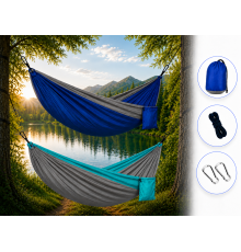 Гамак Travel hammock туристичний / Гамак-гойдалка підвісна нейлонова