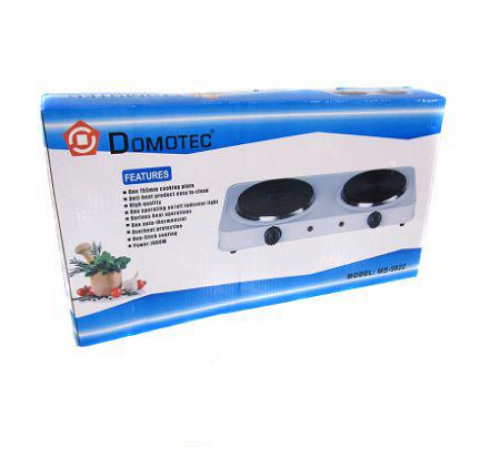 Электрическая плита на 2 комфорки Domotec MS-5822