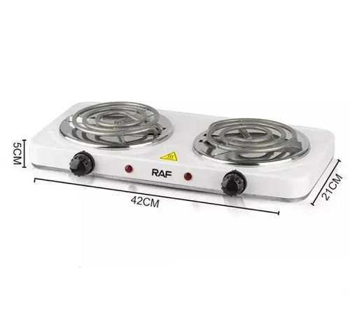 Плита электрическая двухконфорочная RAF 8020B