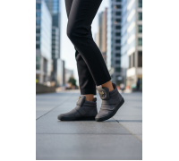 Зимние Ботинки на меху сникерсы Fashion маломерки Коричневый РАСПРОДАЖА