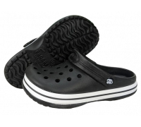 Кроксы черные сабо с большими дырками "Like Crocs" подросток. 39