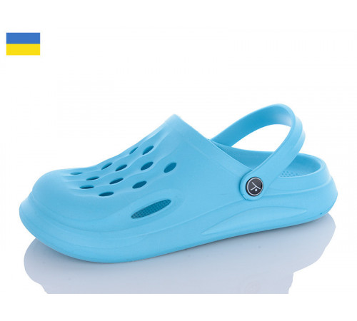 Женские кроксы сабо бирюзовый 40