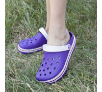 Женские фиолетовые кроксы "Like Crocs" 41