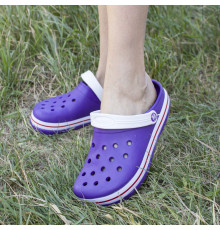 Жіночі фіолетові крокси "Like Crocs" 39
