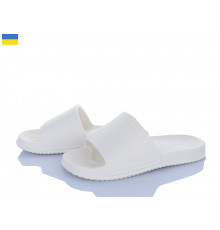 Білі жіночі шльопанці ТМ пінка ЕВА