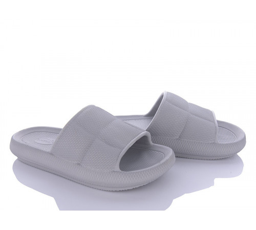 Жіночі шльопанці пінка foam сірий