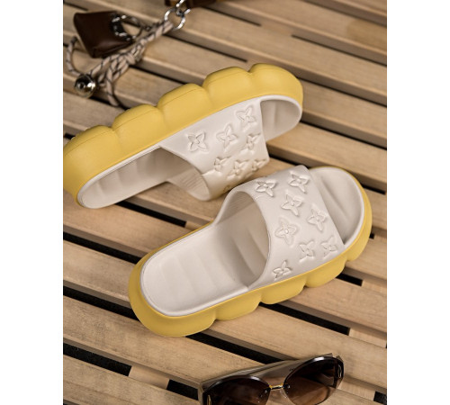 Тапочки Flowers yellow ПП7792 за 329 грн