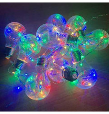 Разноцветный Гирлянда RD-9008 лампа Эдисона 75 LED 3,2 м Микс RGB