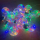 Холодний білий Гірлянда RD-9008 лампа Едісона 75 LED 3,2 м Мікс RGB за 404 грн