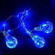 Холодний білий Гірлянда RD-9008 лампа Едісона 75 LED 3,2 м Мікс RGB за 404 грн