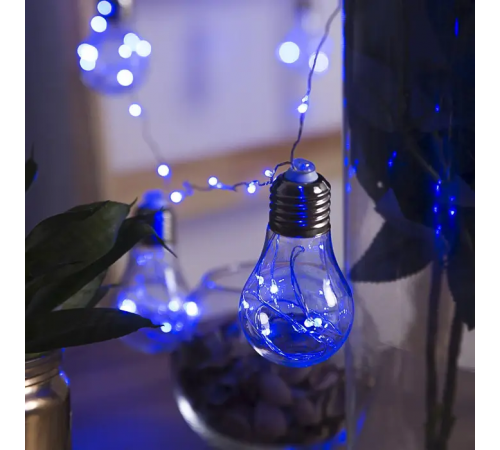 Холодный белый Гирлянда RD-9008 лампа Эдисона 75 LED 3,2 м Микс RGB