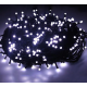 Светодиодная Гирлянда нить 101 led Белая (черный провод)