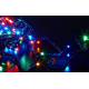 Светодиодная Гирлянда нить 101 led RGB разноцветная (черный провод) 9 м