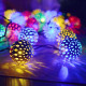 Гірлянда світлодіодна Кулька металева золота, 20 LED, Мультицвет за 229 грн