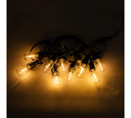 Світлодіодна гірлянда 10 метрів, 25 LED, статичний режим, живлення від мережі 220В