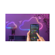 Умная гибкая LED Neon RGB лента-шланг 2 метров от USB управление режимами с телефона,Bluetooth приложение,пульт