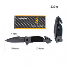 Нож тактический складной Browning DA167 Black. a0001