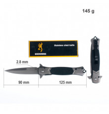 Нож складной туристический Browning FA 52 Black. a0003