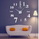 Великий настінний годинник Horloge 3D DIY кварц 27/37/47 55 см. Світяться вночі за 386 грн