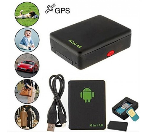 GPS трекер Mini A8 с прослушкой, GSM сигнализация, гпс трекер