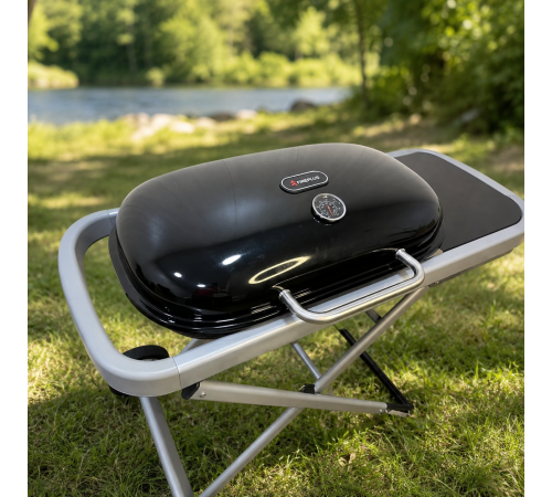 Газовий гриль Weber Traveler 100 х 45 х 80 см / Портативний газовий гриль / Барбекю для природи