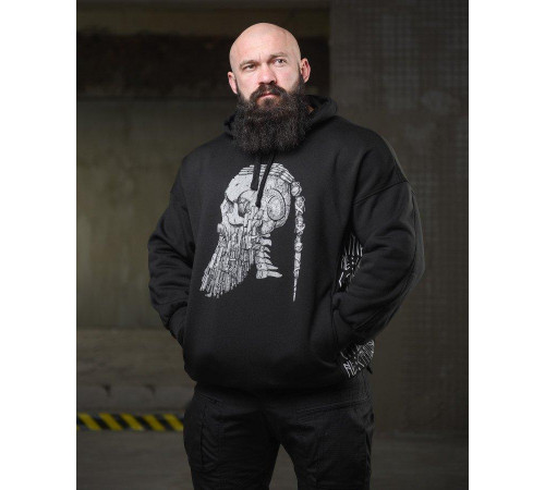 Теплая худи ghetto viking НП4856