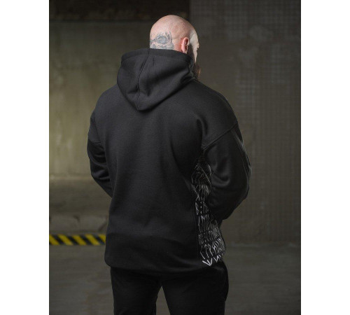 Теплая худи ghetto viking НП4856