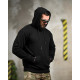 Милитари худи CROP black ТР6750