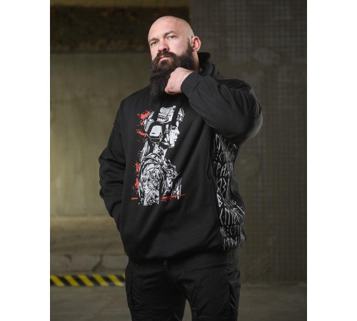 Теплая худи ghetto warrior НП4873