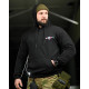 Милитари худи CROP худи color black ПП7876