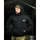 Милитари худи CROP худи color black ПП7876